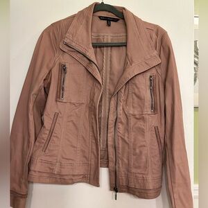 White House Black Market Zipper Jacket size 8